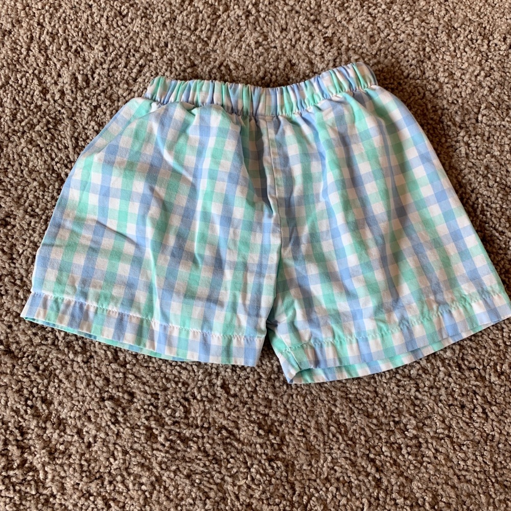 Smockingbird 24m gingham shorts